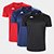 Kit Camisa Kappa Fardamento C/ 3 Masculina - Preto