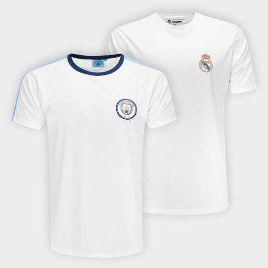 Kit Camisa Real Madrid+ Camisa Manchester City Dry Masculina