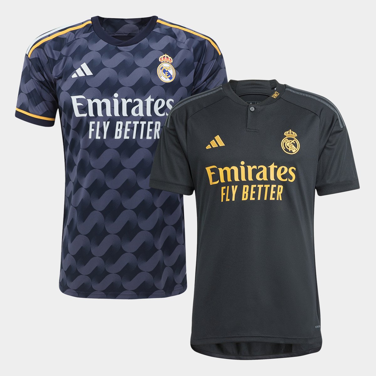 Kit Camisa Real Madrid Third + Away 23/24 - Torcedor Adidas