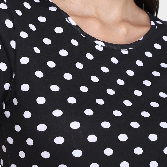 Kit Camiseta Básicos Poá c/ 2 Peças Feminina