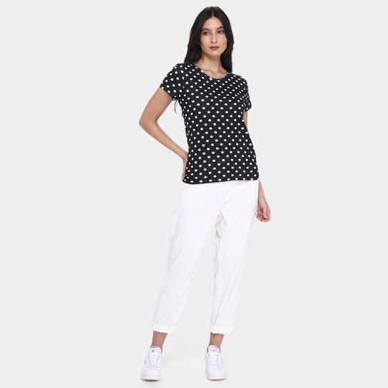 Kit Camiseta Básicos Poá c/ 2 Peças Feminina