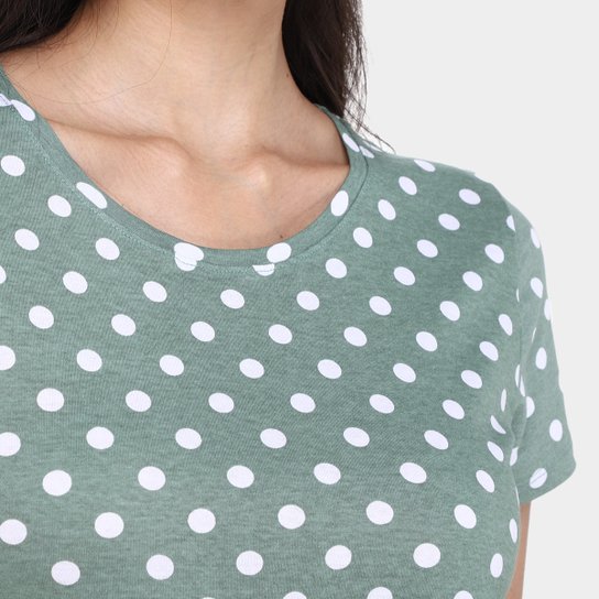 Kit Camiseta Básicos Poá c/ 2 Peças Feminina