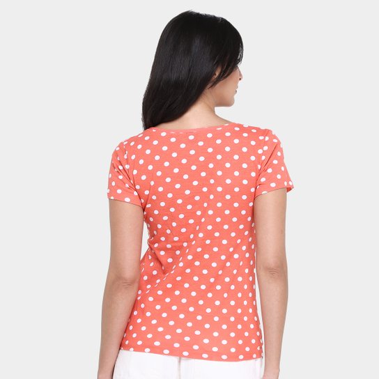 Kit Camiseta Básicos Poá c/ 2 Peças Feminina