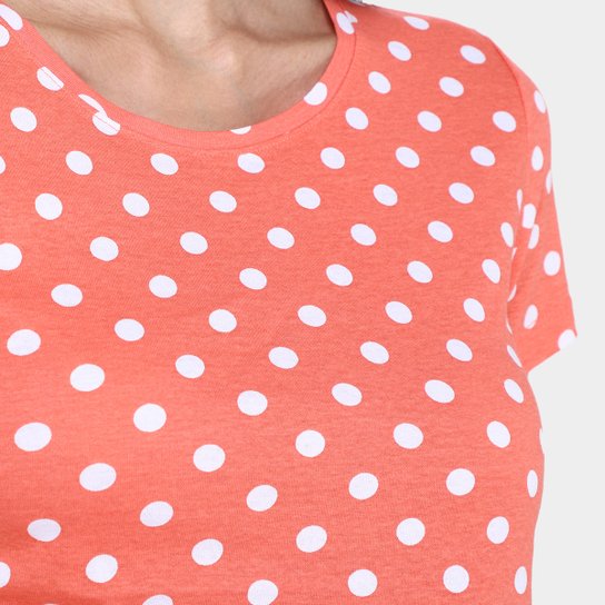 Kit Camiseta Básicos Poá c/ 2 Peças Feminina