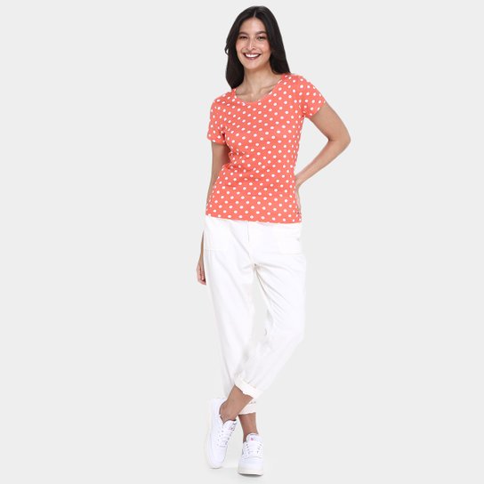 Kit Camiseta Básicos Poá c/ 2 Peças Feminina