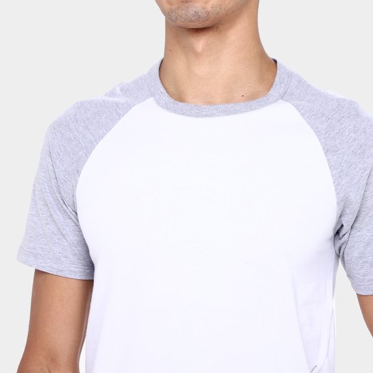 Kit Camiseta Básicos Raglan  2 Peças Masculina