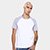 Kit Camiseta Básicos Raglan  2 Peças Masculina - Azul+Branco