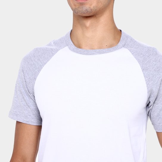 Kit Camiseta Básicos Raglan 2 Peças Masculina