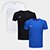 Kit Camiseta Diadora Com 3 Peças  Masculina - Preto+Azul