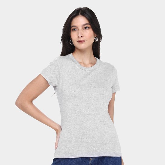 Kit Camiseta Hering Básica Feminina 3 Peças