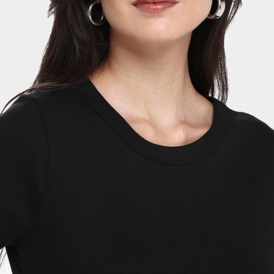 Kit Camiseta Hering Básica Feminina 3 Peças