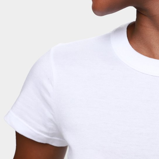 Kit Camiseta Hering Básica Feminina 5 Peças