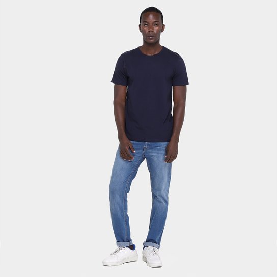 Kit Camiseta Hering Slim Masculina 3 Peças