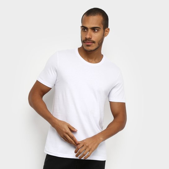 Kit Camiseta Hering Slim Masculina 3 Peças