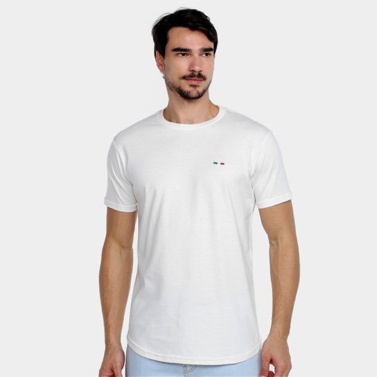 Kit Camiseta Industrie Itália Alongada Masculina - 2 Peças