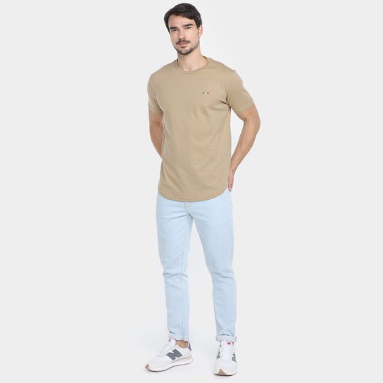 Kit Camiseta Industrie Itália Alongada Masculina - 2 Peças