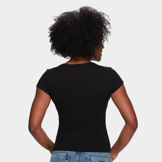 Kit Camiseta Nicoboco Earth Casual Feminina - 3 Peças