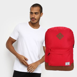 Kit Camiseta Slim Hering Básica Masculina + Mochila Esportiva Convoy
