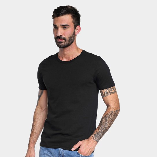 Kit Camisetas Hering Básicas Com 3 Peças Masculinas