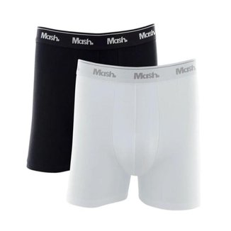 Kit Com 2 Cuecas Boxer Mash 110.04 Cotton P ao GG Original