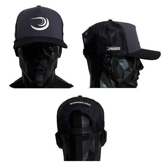 Kit Com 3 Bonés Summer Pro - Adulto Ajustáveis