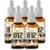 Kit Com 5 Vitamina B12 Sublingual (Metilcobalamina) 20ml - Flora Nativa - Branco