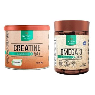 Kit Creatina (300g) + Ômega 3 (60 cáps) - Nutrify