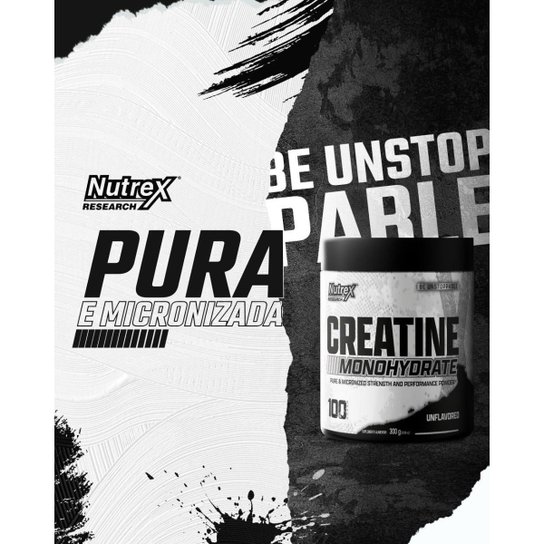 Kit Creatina Monohydrate Pura 500g - Nutrex + Coqueteleira 600ml - Universal