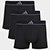 Kit Cueca Boxer Adidas 3 Peças - Preto