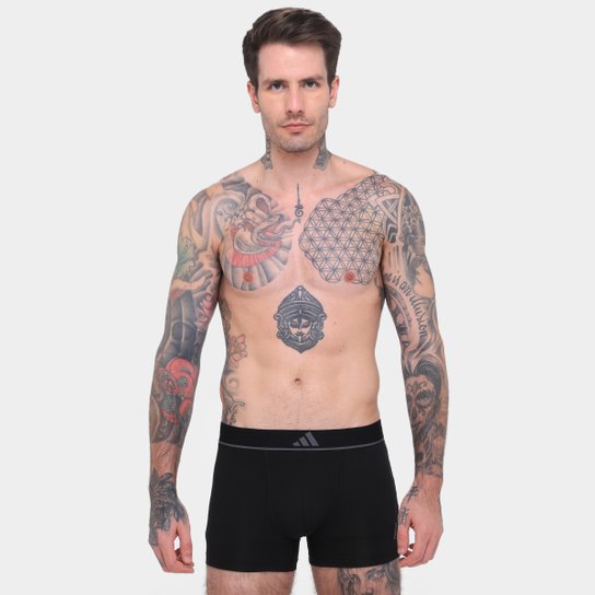 Kit Cueca Boxer Adidas 3 Peças