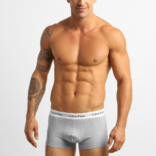 Kit Cueca Boxer Calvin Klein Trunk 3 Peças