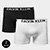 Kit Cueca Boxer Calvin Klein Trunk Sem Costura 2 peças - Branco+Preto
