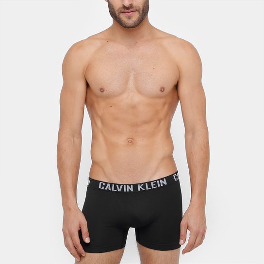Kit Cueca Boxer Calvin Klein Trunk Sem Costura 2 peças