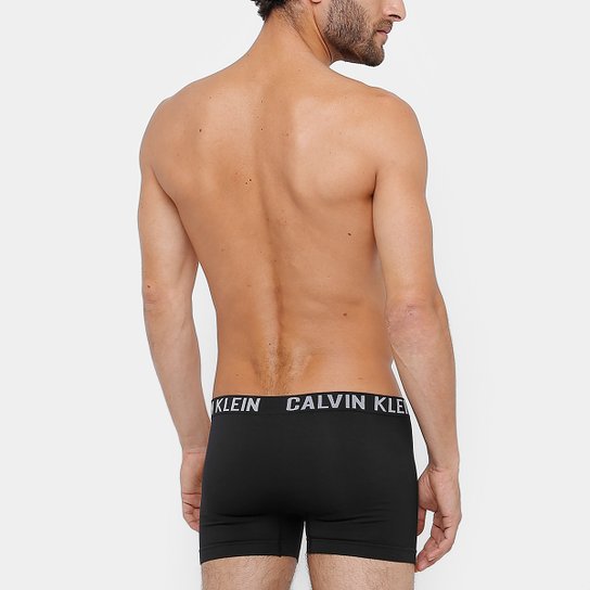 Kit Cueca Boxer Calvin Klein Trunk Sem Costura 2 peças