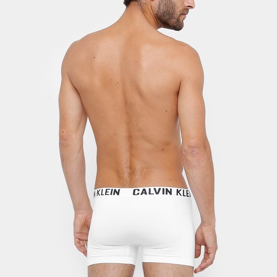 Kit Cueca Boxer Calvin Klein Trunk Sem Costura 2 peças