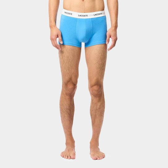 Kit Cueca Boxer Lacoste Masculina - 3 Peças