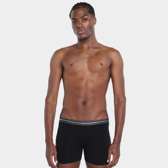Kit Cueca Boxer Lupo Algodão Masculina - 4 Peças
