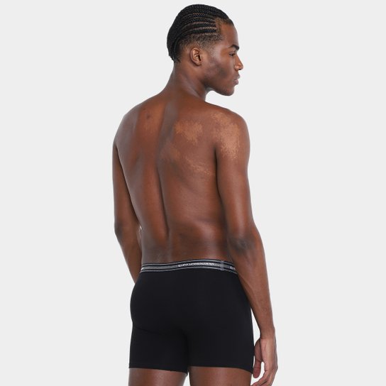 Kit Cueca Boxer Lupo Algodão Masculina - 4 Peças