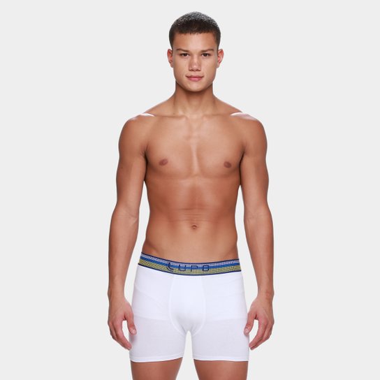 Kit Cueca Boxer Lupo Masculina - 10 Peças