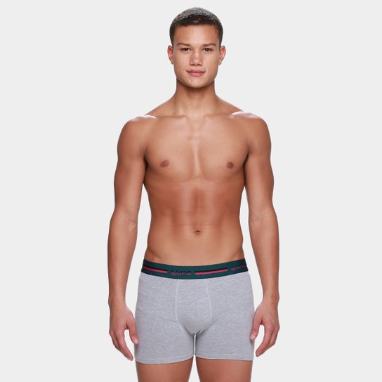 Kit Cueca Boxer Lupo Masculina - 10 Peças