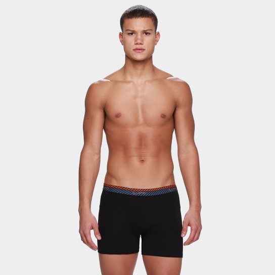 Kit Cueca Boxer Lupo Masculina - 10 Peças