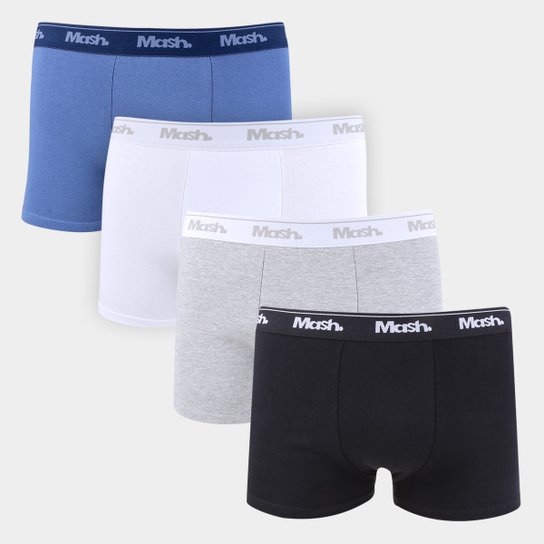 Kit Cueca Boxer Mash 4 Peças