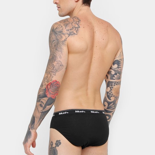 Kit Cueca Slip Mash 03 Peças