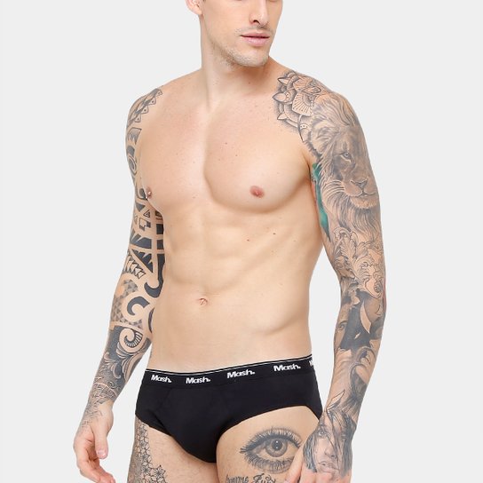 Kit Cueca Slip Mash 03 Peças