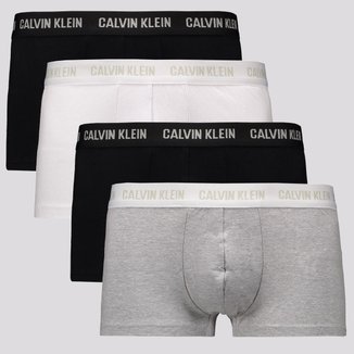 Kit de 4 Cuecas Calvin Klein Cotton