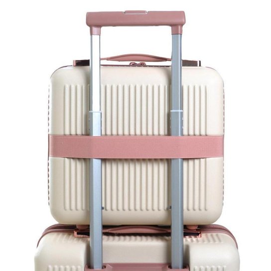 Kit de Mala de Bordo com Cadeado e Frasqueira de Mão - Linha Genebra