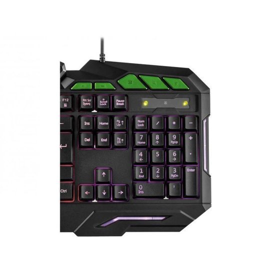 Kit Gamer Teclado Mouse Headset Mouse Pad - XZONE GTC-02