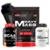 Kit Hipercalórico Waxy Mass 3kg + BCAA 4,5 100g + Creatina 100g + Coqueteleira - Bodybuilders