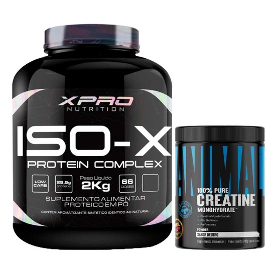 Kit Iso-XProtein Complex 2k + Animal Creatine 200g Universal