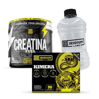 Kit Kimera Thermo 30 caps + Creatina Fuel 150g + Galão 950ml